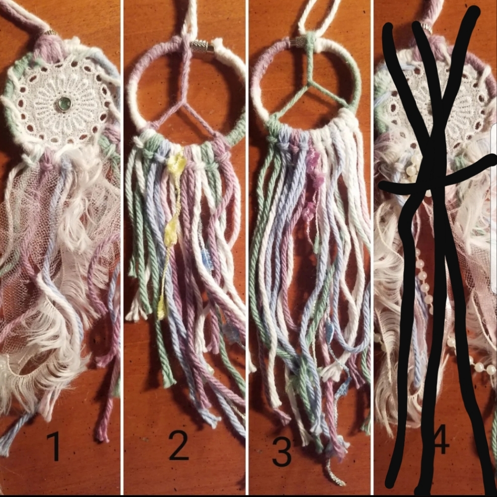 Handmade Small Dreamcatcher Accessory Hippie Boho